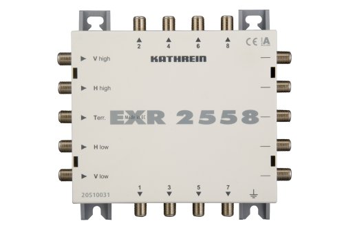 Kathrein EXR 2558 Satelliten-ZF-Verteilsystem Multischalter (1 Satellit, 8 Teilnehmeranschlüsse, Kaskade, Klasse A) von Kathrein