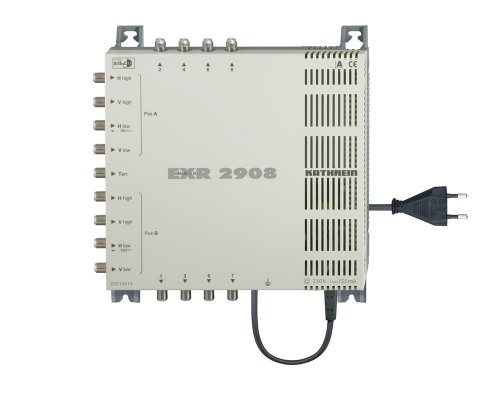 Kathrein EXR 2908 Satelliten-ZF-Vertteilsystem Multischalter (2 Satelliten, 8 Teilnehmeranschlüsse, Klasse A) von Kathrein