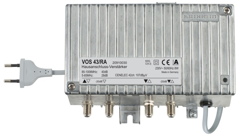 Kathrein Hausanschluss-Verstärker VOS 43/RA 20910030 von Kathrein