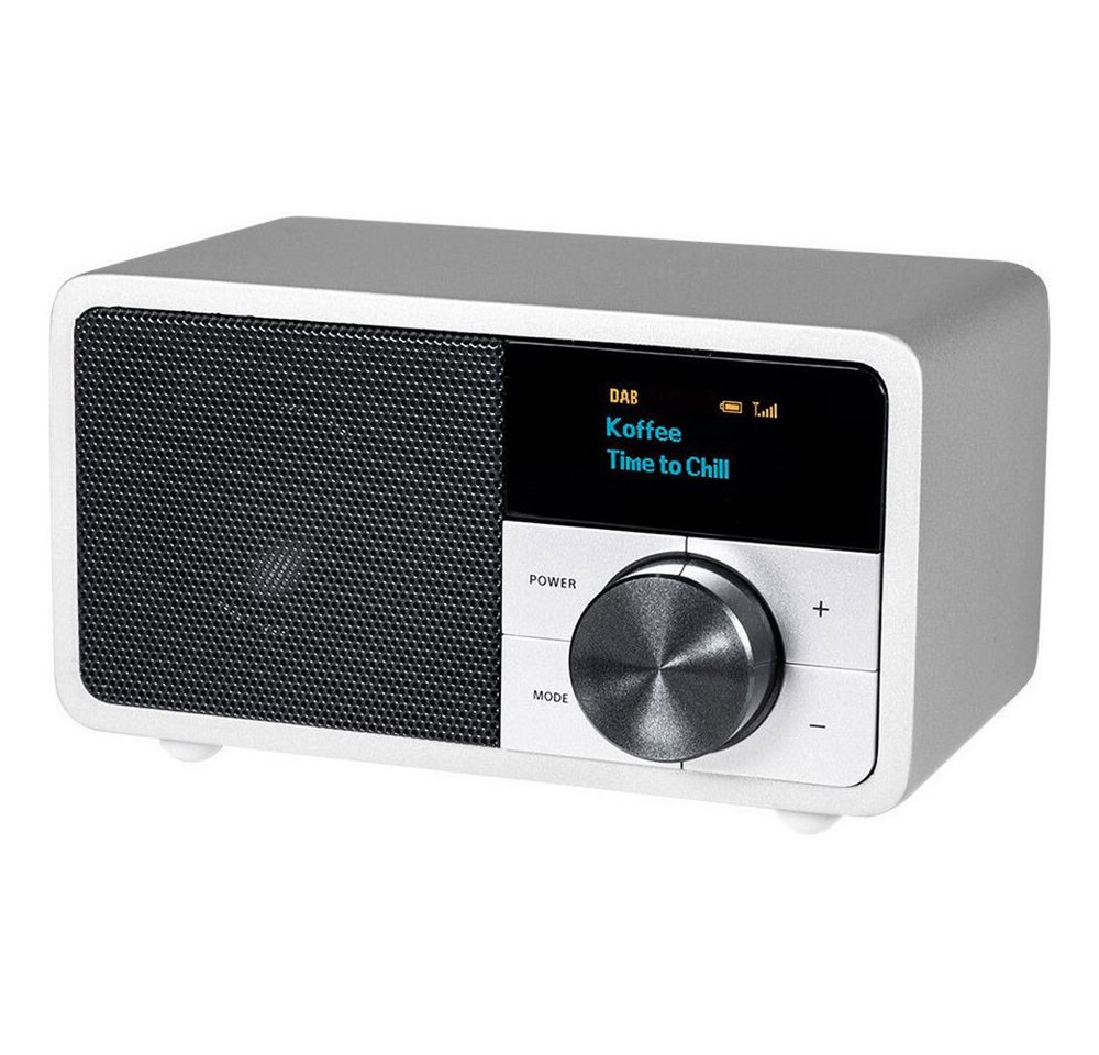 Kathrein Kathrein DAB+ 1 mini silber stereo portables Radio DAB/UKW Akku 20h Digitalradio (DAB) von Kathrein