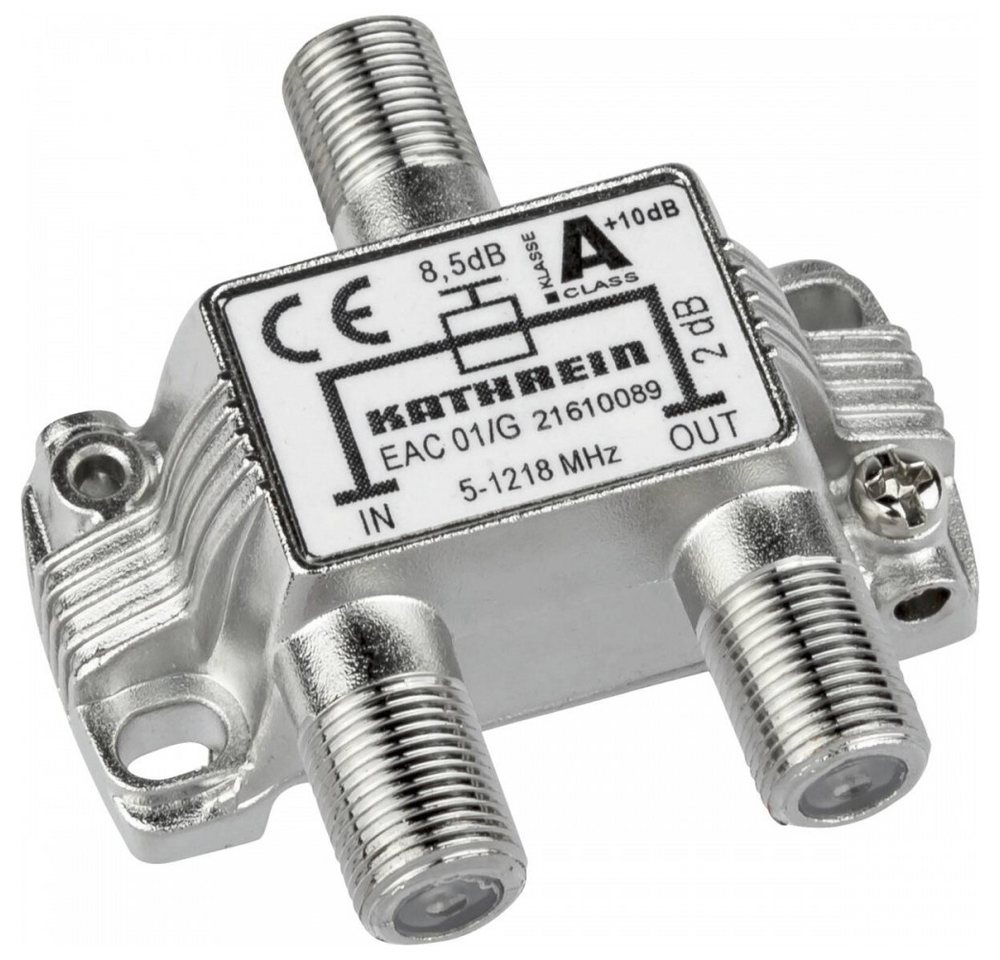 Kathrein Kathrein EAC 01/G Antennen Abzweiger Elektro-Kabel, 1-fach Abzweiger, 1-fach Abzweiger für Antennenbau Kathrein Kathrein EAC 01/G Antennen Abzweiger Elektro-Kabel, 1-fach Abzweiger, 1-fach Abzweiger für Antennenbau von Kathrein