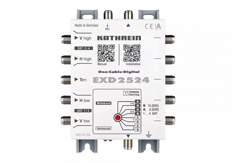 Kathrein SAT-Multischalter Kathrein EXD 2524 Unicable Kaskade 5 auf 24 von Kathrein