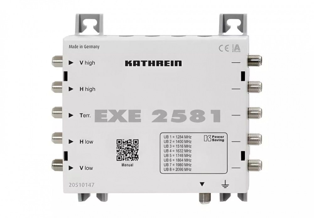 Kathrein SAT-Multischalter Kathrein EXE 2581 Unicable Kaskade 5 auf 1x 8 Kathrein SAT-Multischalter Kathrein EXE 2581 Unicable Kaskade 5 auf 1x 8 von Kathrein
