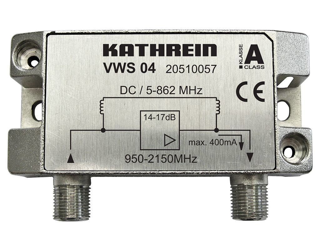 Kathrein VWS 04 Sat-ZF-Verstärker 47-862 MHz / 950-2400 MHz von Kathrein