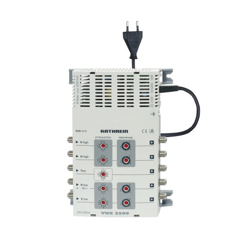 Kathrein VWS 2500 Multischalter-Verteilnetzverstärker (4 x Sat-ZF und 1 x terrestrischer Bereich) von Kathrein