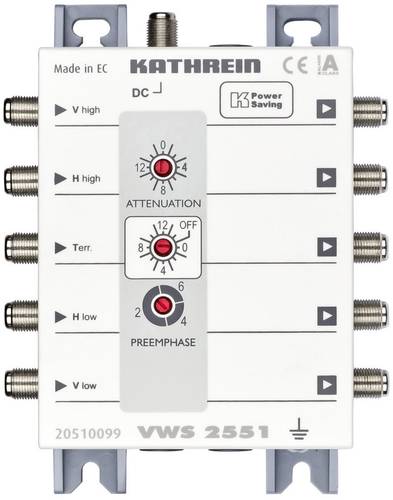 Kathrein VWS 2551 SAT-Verstärker 4-fach 16 dB von Kathrein