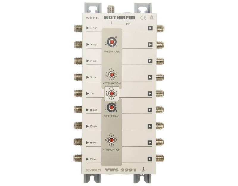 Kathrein VWS 2991 SAT-Verteilnetzverstärker 8xSAT/1xTerr. von Kathrein