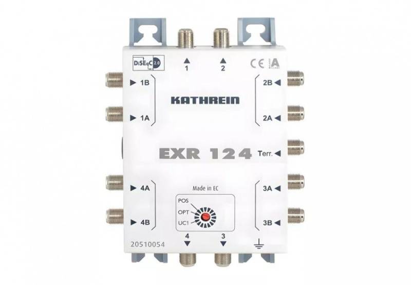 Kathrein Verteiler Kathrein EXR 124 DiSEqC Umschaltmatrix 4x2 auf 4 von Kathrein