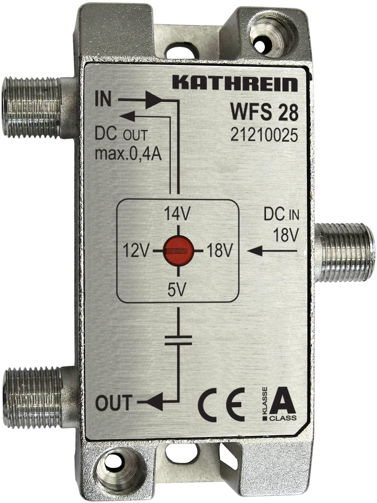 Kathrein WFS 28 Fernspeiseweiche DC 5-2150 MHz Kathrein WFS 28 Fernspeiseweiche DC 5-2150 MHz von Kathrein