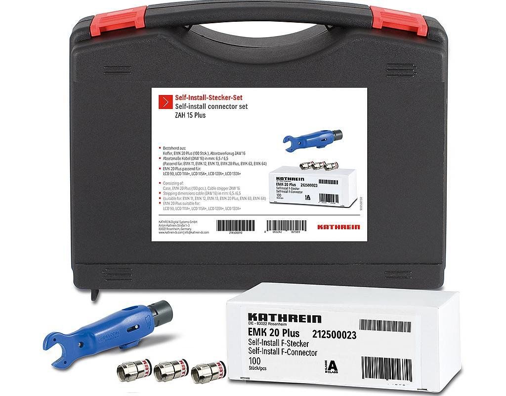 Kathrein ZAH 15 Plus Self-Install-Stecker-Set Kathrein ZAH 15 Plus Self-Install-Stecker-Set von Kathrein