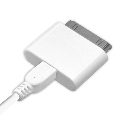 Katinkas 2108044889. Micro-F 30-Pin M White Cable Interface/Gender Adapter – Cable Interface/Gender Adapter (Micro-F, 30-Pin M, Male/Female, White, Apple iPhone/iPad/iPod, 30 g) von Katinkas