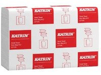 Handtuchblatt Katrin Non-Stop Z-fold 2-lagig L24.0xB20.6xD8.5cm New Fibre Weiß,18 pk x 150 pcs/krt von Katrin