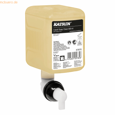 Katrin Flüssigseife Clean 57870 500ml Katrin Flüssigseife Clean 57870 500ml von Katrin