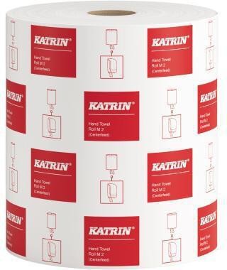 Katrin Handtuchrolle M2 481911 2lg. 500Bl. 20,5x30cm ws 6Rl. 446215401 von Katrin