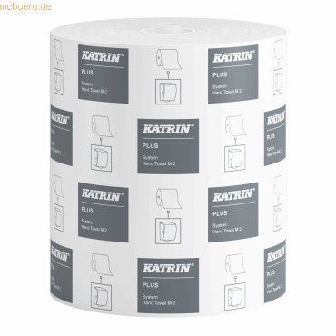 Katrin Handtuchrolle Plus System M 94950 2-lagig 6 Stück von Katrin