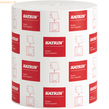 Katrin Handtuchrolle System Towel M2 460102 160m weiß 6 Rollen Katrin Handtuchrolle System Towel M2 460102 160m weiß 6 Rollen von Katrin