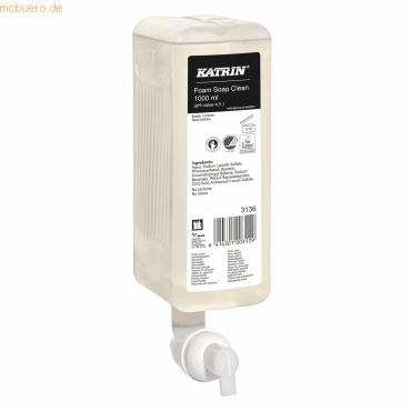 Katrin Schaumseife Clean 3136 1.000ml von Katrin