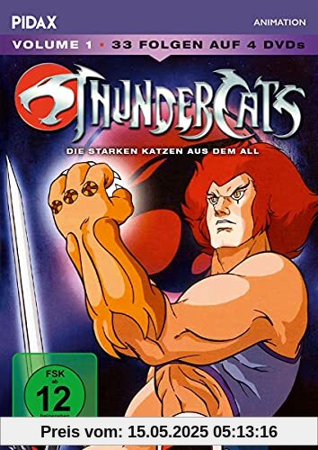 ThunderCats - Die starken Katzen aus dem All, Vol. 1 / Die ersten 33 Folgen der Kult-Serie (Pidax Animation) [4 DVDs] von Katsuhito Akiyama