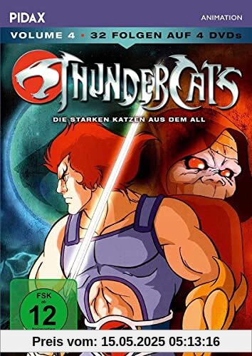 ThunderCats - Die starken Katzen aus dem All, Vol. 4 / Die letzten 32 Folgen der Kult-Serie (Pidax Animation) [4 DVDs] von Katsuhito Akiyama