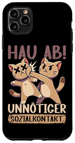 Hau Ab Unnötiger Sozialkontakt Katze Anime Katzenliebhaber Hülle für iPhone 11 Pro Max Hau Ab Unnötiger Sozialkontakt Katze Anime Katzenliebhaber Hülle für iPhone 11 Pro Max von Katze Tier Lustiger Sarkasmus Sarkastische Sprüche