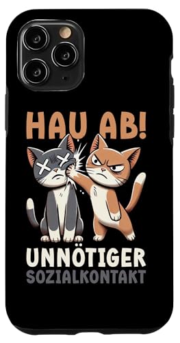 Hau Ab Unnötiger Sozialkontakt Katze Anime Katzenliebhaber Hülle für iPhone 11 Pro Hau Ab Unnötiger Sozialkontakt Katze Anime Katzenliebhaber Hülle für iPhone 11 Pro von Katze Tier Lustiger Sarkasmus Sarkastische Sprüche