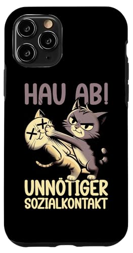 Hau Ab Unnötiger Sozialkontakt Katze Anime Katzenliebhaber Hülle für iPhone 11 Pro Hau Ab Unnötiger Sozialkontakt Katze Anime Katzenliebhaber Hülle für iPhone 11 Pro von Katze Tier Lustiger Sarkasmus Sarkastische Sprüche