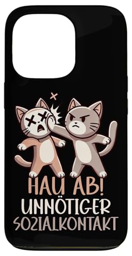 Hau Ab Unnötiger Sozialkontakt Katze Anime Katzenliebhaber Hülle für iPhone 13 Pro Hau Ab Unnötiger Sozialkontakt Katze Anime Katzenliebhaber Hülle für iPhone 13 Pro von Katze Tier Lustiger Sarkasmus Sarkastische Sprüche