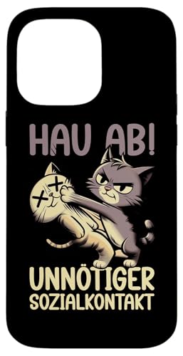 Hau Ab Unnötiger Sozialkontakt Katze Anime Katzenliebhaber Hülle für iPhone 14 Pro Max Hau Ab Unnötiger Sozialkontakt Katze Anime Katzenliebhaber Hülle für iPhone 14 Pro Max von Katze Tier Lustiger Sarkasmus Sarkastische Sprüche