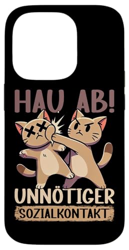 Hau Ab Unnötiger Sozialkontakt Katze Anime Katzenliebhaber Hülle für iPhone 14 Pro Hau Ab Unnötiger Sozialkontakt Katze Anime Katzenliebhaber Hülle für iPhone 14 Pro von Katze Tier Lustiger Sarkasmus Sarkastische Sprüche
