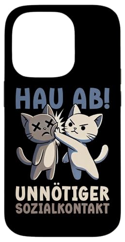 Hau Ab Unnötiger Sozialkontakt Katze Anime Katzenliebhaber Hülle für iPhone 14 Pro Hau Ab Unnötiger Sozialkontakt Katze Anime Katzenliebhaber Hülle für iPhone 14 Pro von Katze Tier Lustiger Sarkasmus Sarkastische Sprüche