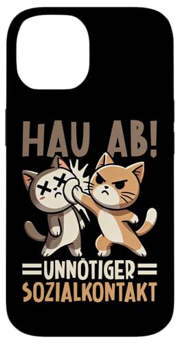 Hau Ab Unnötiger Sozialkontakt Katze Anime Katzenliebhaber Hülle für iPhone 14 Hau Ab Unnötiger Sozialkontakt Katze Anime Katzenliebhaber Hülle für iPhone 14 von Katze Tier Lustiger Sarkasmus Sarkastische Sprüche