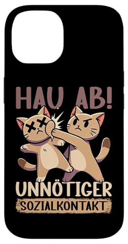Hau Ab Unnötiger Sozialkontakt Katze Anime Katzenliebhaber Hülle für iPhone 14 Hau Ab Unnötiger Sozialkontakt Katze Anime Katzenliebhaber Hülle für iPhone 14 von Katze Tier Lustiger Sarkasmus Sarkastische Sprüche