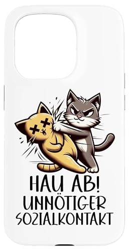 Hau Ab Unnötiger Sozialkontakt Katze Anime Katzenliebhaber Hülle für iPhone 15 Pro Hau Ab Unnötiger Sozialkontakt Katze Anime Katzenliebhaber Hülle für iPhone 15 Pro von Katze Tier Lustiger Sarkasmus Sarkastische Sprüche