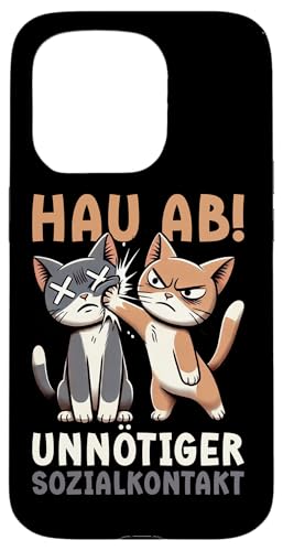 Hau Ab Unnötiger Sozialkontakt Katze Anime Katzenliebhaber Hülle für iPhone 15 Pro Hau Ab Unnötiger Sozialkontakt Katze Anime Katzenliebhaber Hülle für iPhone 15 Pro von Katze Tier Lustiger Sarkasmus Sarkastische Sprüche