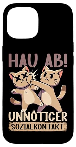 Hau Ab Unnötiger Sozialkontakt Katze Anime Katzenliebhaber Hülle für iPhone 15 Hau Ab Unnötiger Sozialkontakt Katze Anime Katzenliebhaber Hülle für iPhone 15 von Katze Tier Lustiger Sarkasmus Sarkastische Sprüche
