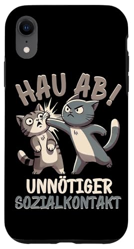 Hau Ab Unnötiger Sozialkontakt Katze Anime Katzenliebhaber Hülle für iPhone XR Hau Ab Unnötiger Sozialkontakt Katze Anime Katzenliebhaber Hülle für iPhone XR von Katze Tier Lustiger Sarkasmus Sarkastische Sprüche
