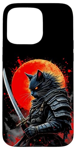 Katzen Krieger Samurai Samurai Mond Hülle für iPhone 15 Pro Max Katzen Krieger Samurai Samurai Mond Hülle für iPhone 15 Pro Max von Katzen Krieger Samurai Samurai Mond Designs