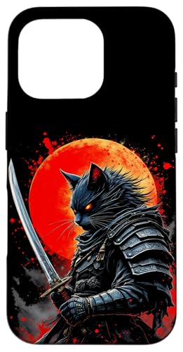 Katzen Krieger Samurai Samurai Mond Hülle für iPhone 16 Pro Katzen Krieger Samurai Samurai Mond Hülle für iPhone 16 Pro von Katzen Krieger Samurai Samurai Mond Designs