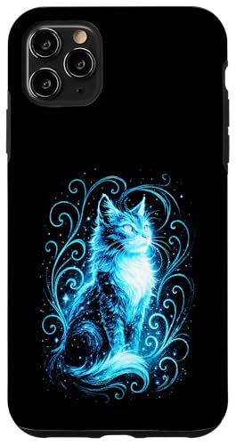 Süße Katze Babykatze Fantasy Kunst Katzenmuster Hülle für iPhone 11 Pro Max von Katzenmotiv