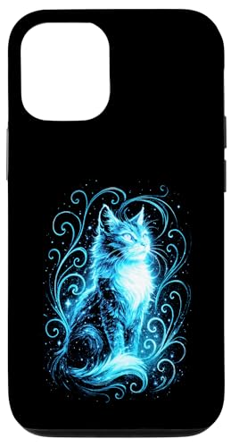 Süße Katze Babykatze Fantasy Kunst Katzenmuster Hülle für iPhone 12/12 Pro von Katzenmotiv