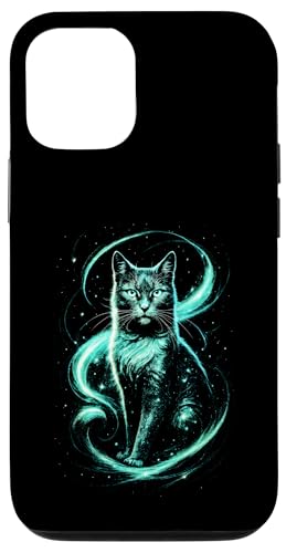 Süße Katze Babykatze Fantasy Kunst Katzenmuster Hülle für iPhone 12/12 Pro von Katzenmotiv