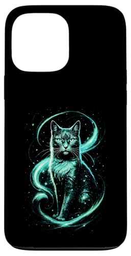Süße Katze Babykatze Fantasy Kunst Katzenmuster Hülle für iPhone 13 Pro Max von Katzenmotiv