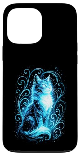 Süße Katze Babykatze Fantasy Kunst Katzenmuster Hülle für iPhone 13 Pro Max von Katzenmotiv