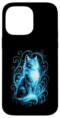 Süße Katze Babykatze Fantasy Kunst Katzenmuster Hülle für iPhone 14 Pro Max von Katzenmotiv