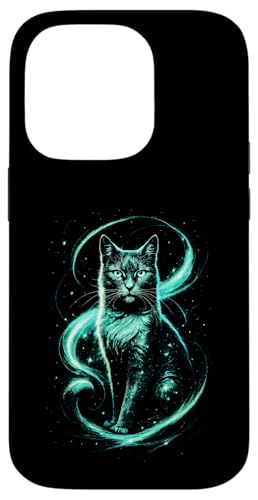 Süße Katze Babykatze Fantasy Kunst Katzenmuster Hülle für iPhone 14 Pro von Katzenmotiv