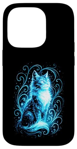Süße Katze Babykatze Fantasy Kunst Katzenmuster Hülle für iPhone 14 Pro von Katzenmotiv