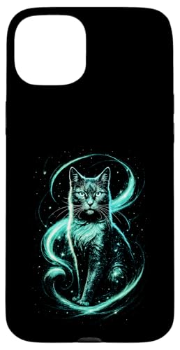 Süße Katze Babykatze Fantasy Kunst Katzenmuster Hülle für iPhone 15 Plus von Katzenmotiv