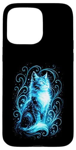 Süße Katze Babykatze Fantasy Kunst Katzenmuster Hülle für iPhone 15 Pro Max von Katzenmotiv