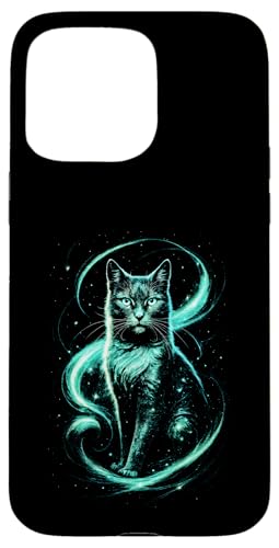 Süße Katze Babykatze Fantasy Kunst Katzenmuster Hülle für iPhone 15 Pro Max von Katzenmotiv