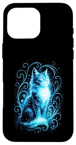 Süße Katze Babykatze Fantasy Kunst Katzenmuster Hülle für iPhone 16 Pro Max von Katzenmotiv